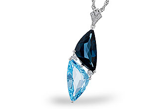 A329-20503: NECK 6.87 BLUE TOPAZ 6.97 TGW