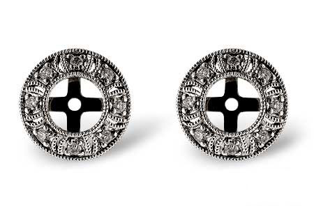 B054-72285: EARRING JACKETS .12 TW (FOR 0.50-1.00 CT TW STUDS)