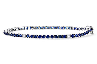B329-19612: BRACELET 3.27 TW SAPP 3.52 TGW (7")