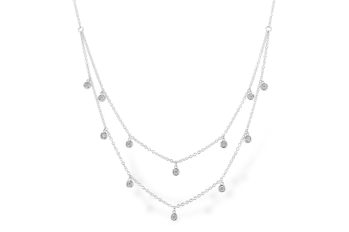 D328-28712: NECKLACE .22 TW (18 INCHES)