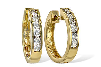 E055-56903: EARRINGS .50 TW