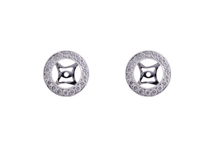 E238-33203: EARRING JACKET .32 TW (FOR 1.50-2.00 CT TW STUDS)