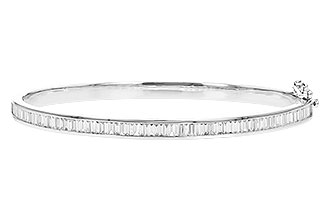 E328-28712: BANGLE 1.02 TW BAGUETTE DIAMONDS