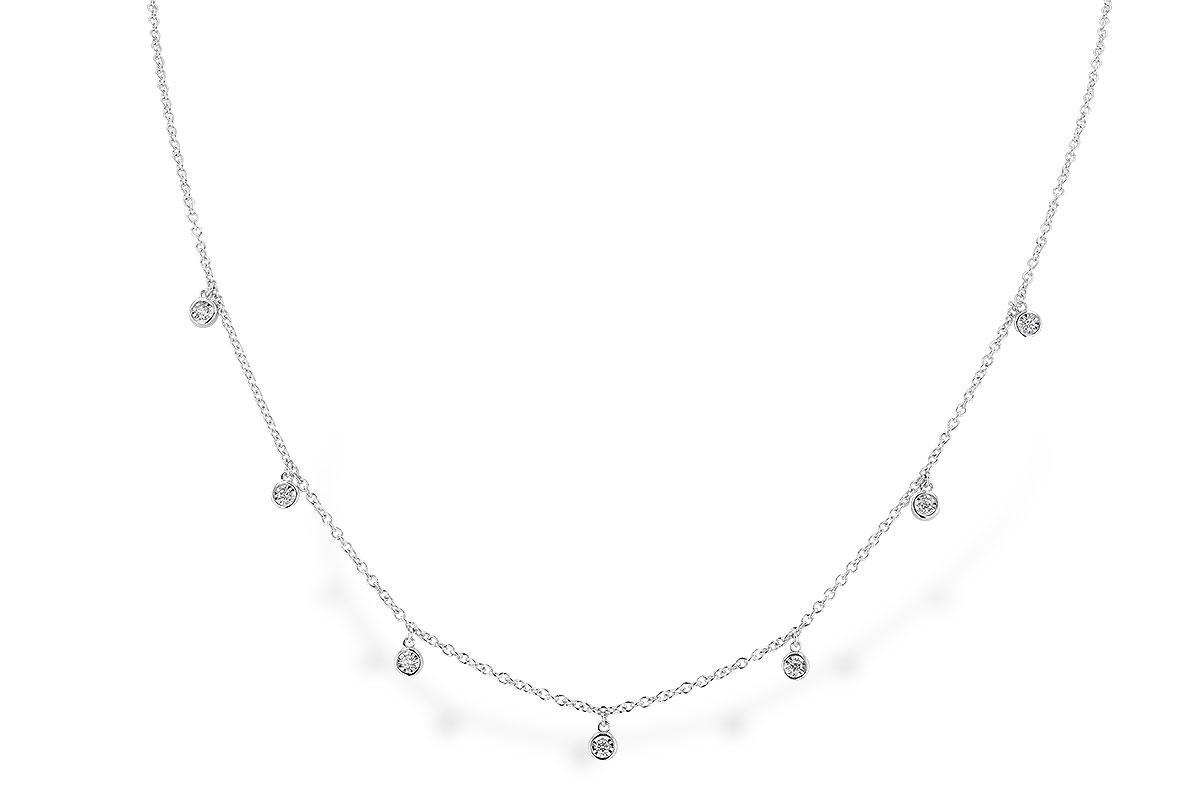 G328-28712: NECKLACE .12 TW (18")