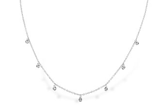 G328-28712: NECKLACE .12 TW (18")