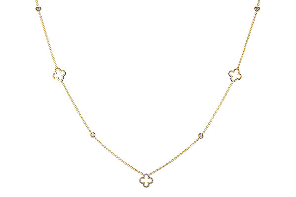 G329-20503: NECKLACE .20 TW (18")