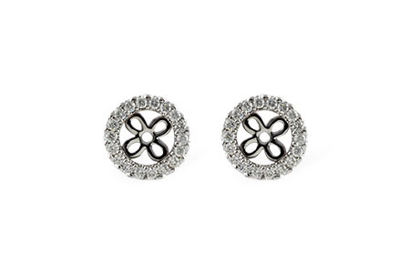 H241-95012: EARRING JACKETS .24 TW (FOR 0.75-1.00 CT TW STUDS)