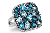 L241-95939: LDS RG 3.67 BLUE TOPAZ 3.94 TGW