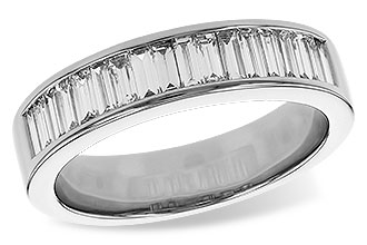 M329-18702: LDS DIA WED RG .70 TW BAGUETTES